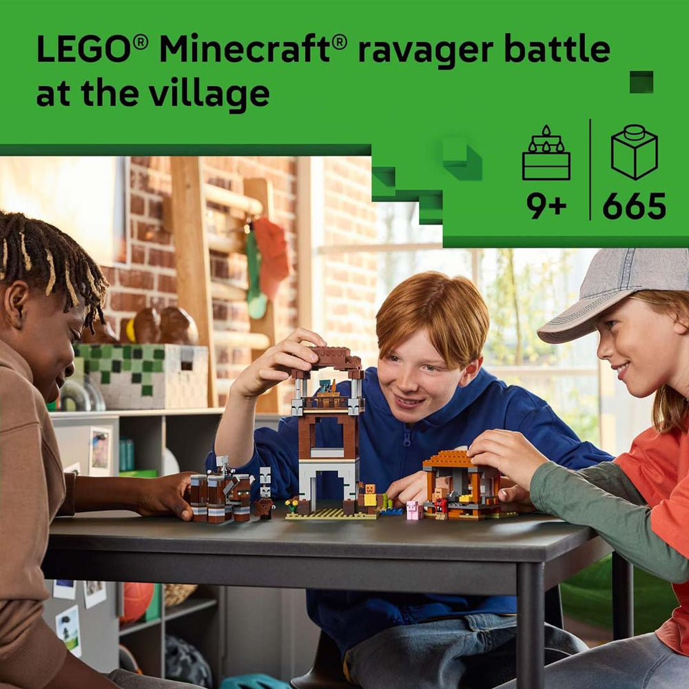 LEGO Minecraft The Pillager Outpost and Ravager (21278)