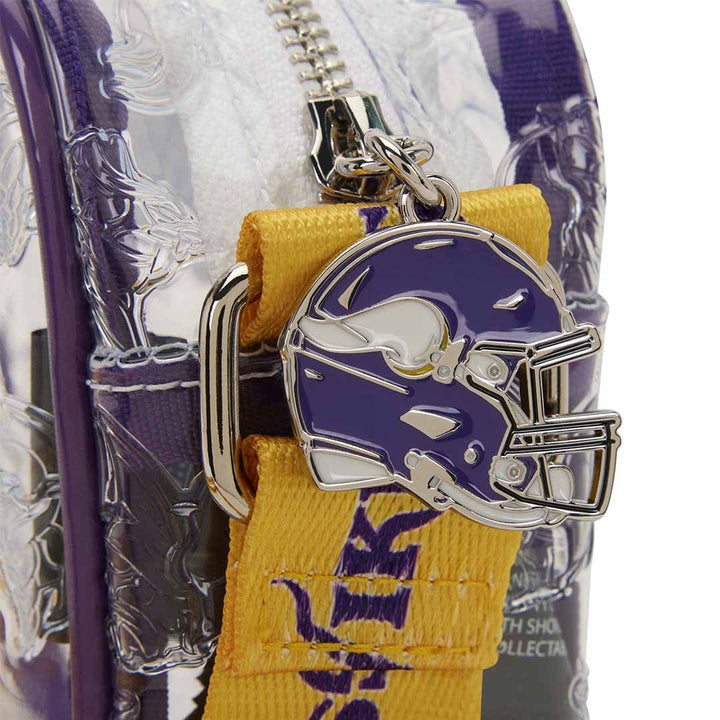 Loungefly NFL Minnesota Vikings Clear Crossbody Bag