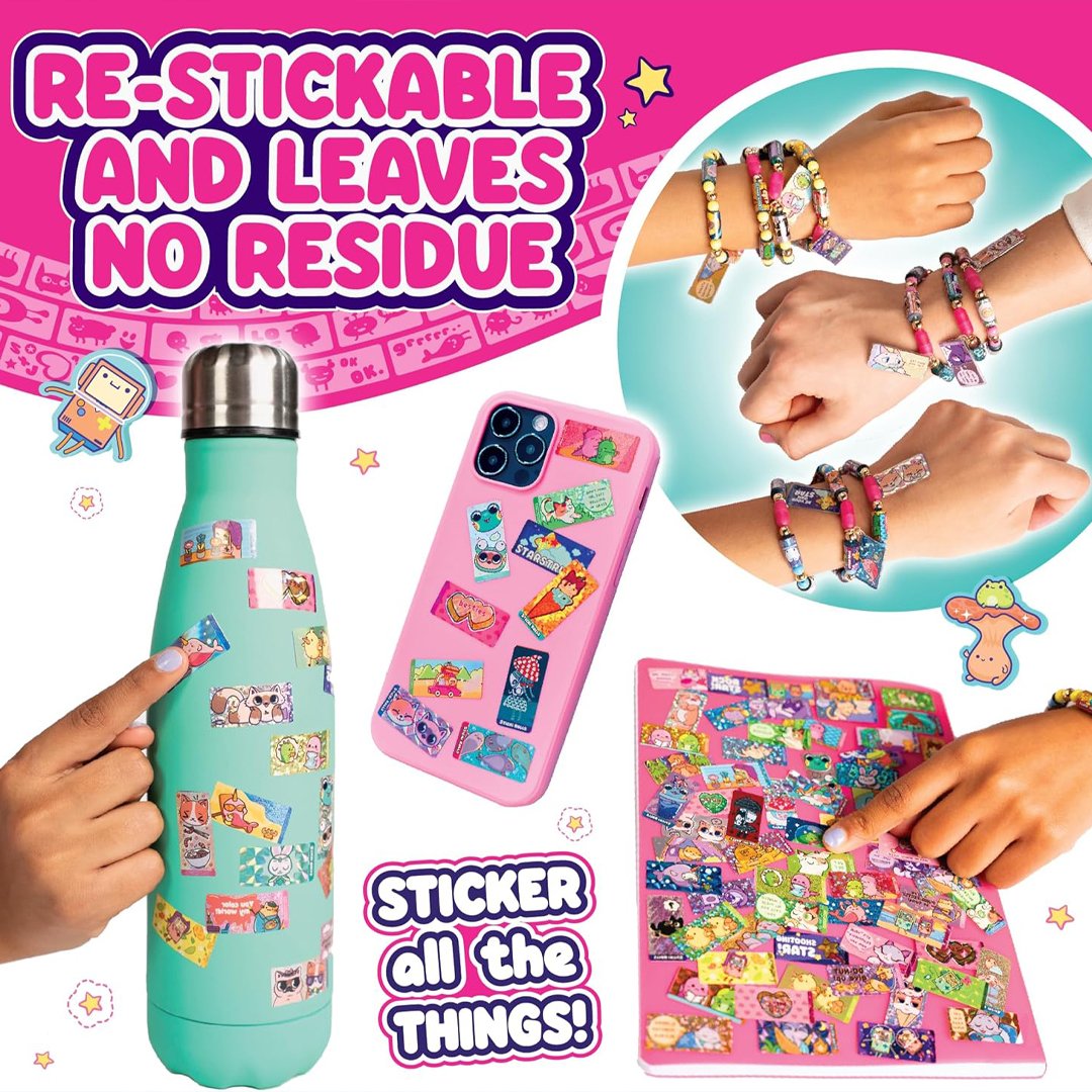 Sticki Rolls Sticker Mystery Blind Capsule Bracelet