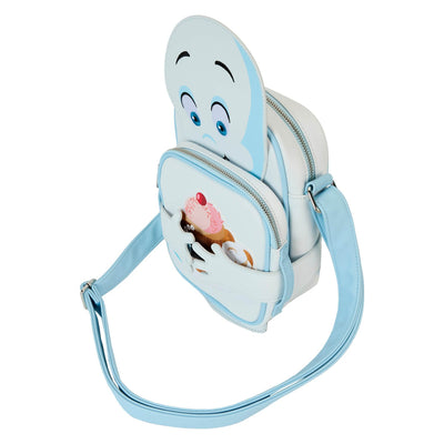 Loungefly Universal Casper the Friendly Ghost Halloween Crossbuddy Bag - top angle