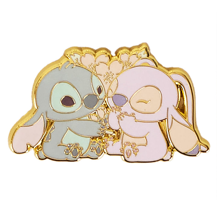 Loungefly Disney Stitch &amp; Angel Cherry Blossom Mystery Box Pin