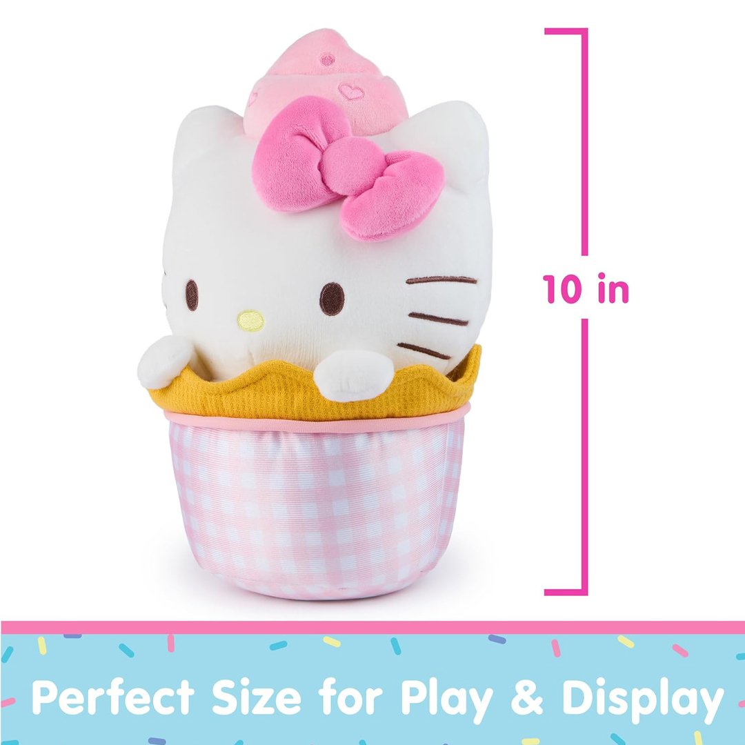 GUND Sanrio Hello Kitty Ice Cream 10" Plush Toy