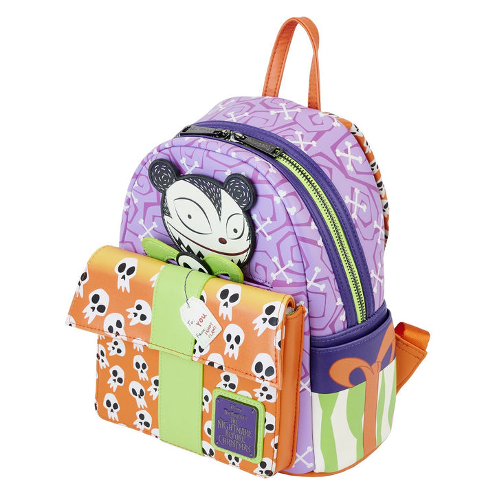 Loungefly Disney Nightmare Before Christmas Scary Teddy Present Mini Backpack