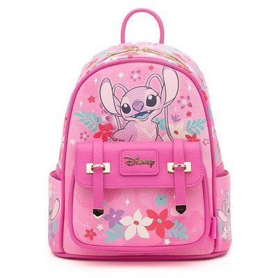 WondaPop Disney Angel 11" Vegan Leather Mini Backpack - Front