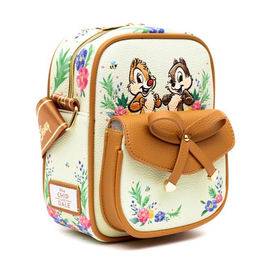 WondaPop Disney Chip 'N Dale Luxe 8" Crossbody Bag - Angle