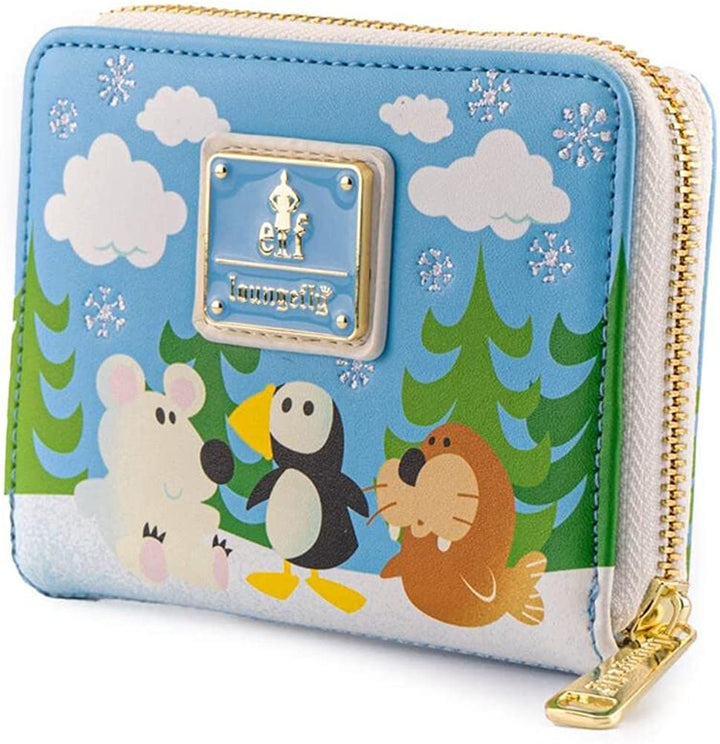 Loungefly Elf Buddy &amp; Friends Zip-Around Wallet