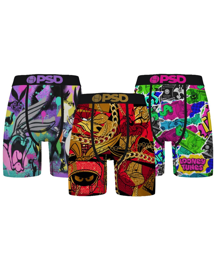 PSD Underwear Looney Tunes Lifestyle Boxer Briefs 3-Pack - Pack