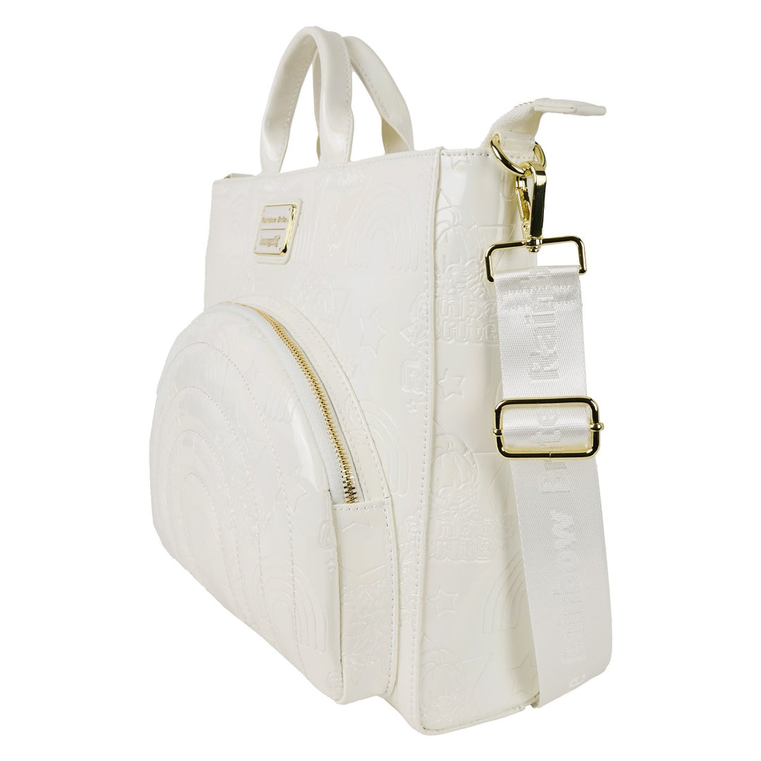 Loungefly Hallmark Rainbow Brite™ Iridescent Convertible Backpack &amp; Tote Crossbody Bag