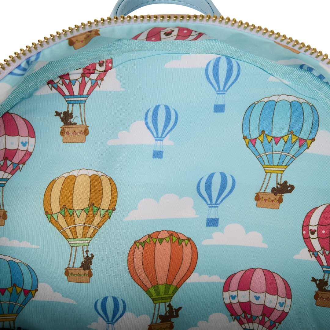 Loungefly Disney Mickey &amp; Friends Hot Air Balloon Figural Mini Backpack
