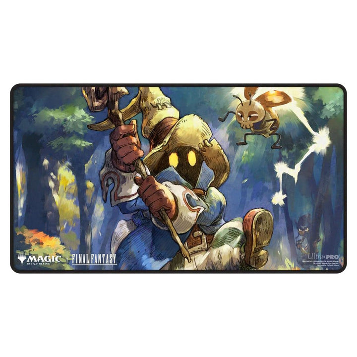 Ultra PRO - Final Fantasy x Universes Beyond Vivi, Stray Black Mage Black Stitched Playmat for Magic: The Gathering