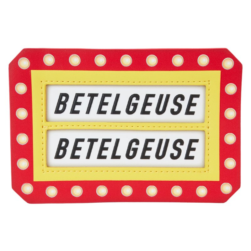 Loungefly Warner Brothers Beetlejuice Here Lies Betelgeuse Large Cardholder - Front