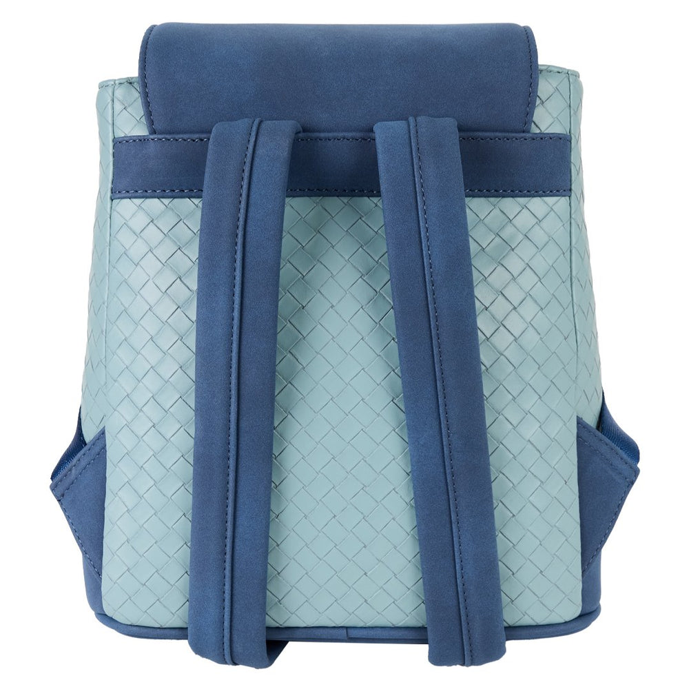 Loungefly Disney Stitch Embroidered Woven Drawstring Mini Backpack