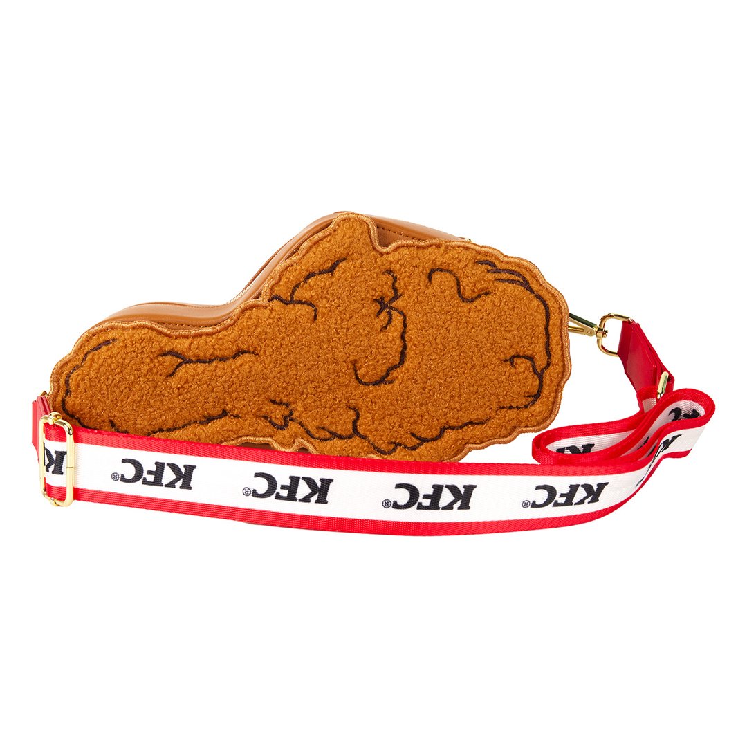 Loungefly KFC Drumstick Sherpa Crossbody Bag