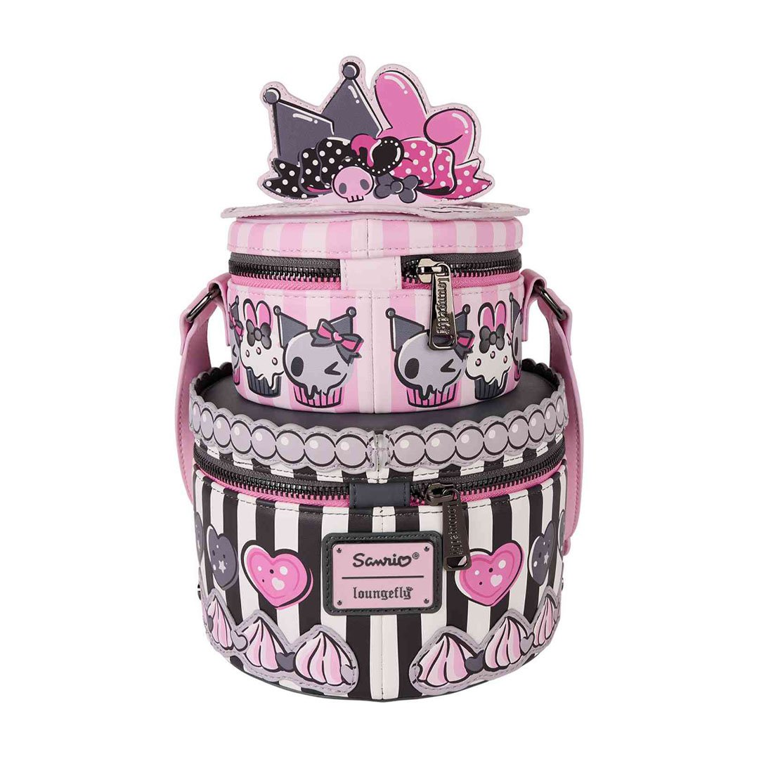 Loungefly Sanrio My Melody &amp; Kuromi Figural Cake Crossbody Bag