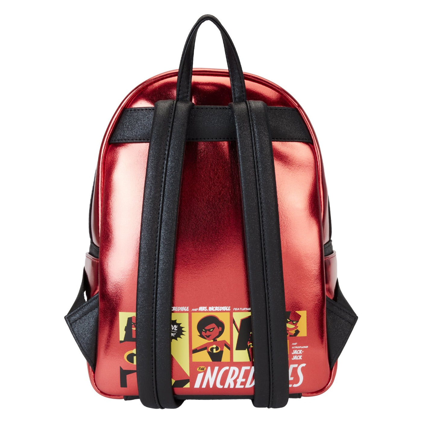 Loungefly Pixar The Incredibles 20th Anniversary Light-Up Cosplay Mini Backpack - Back