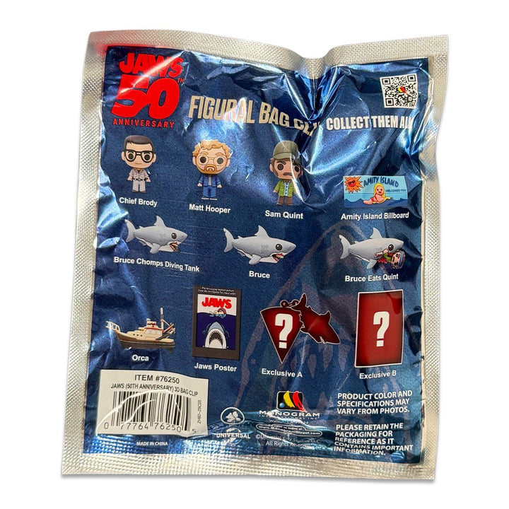 Jaws 50th Anniversary 3D Foam Bag Clip Series 1 Blind Bag