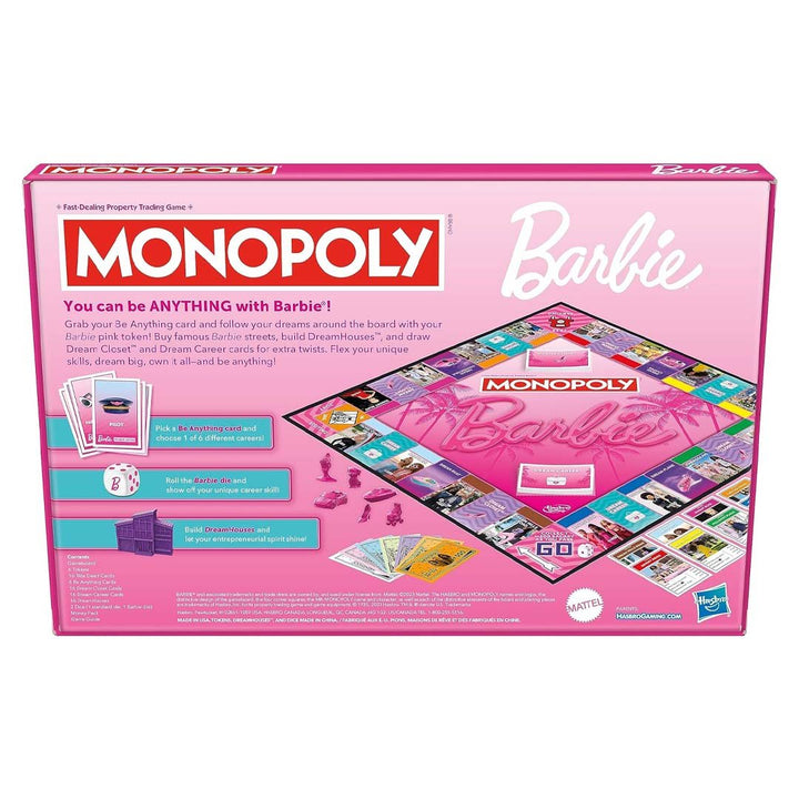 Hasbro Monopoly: Barbie