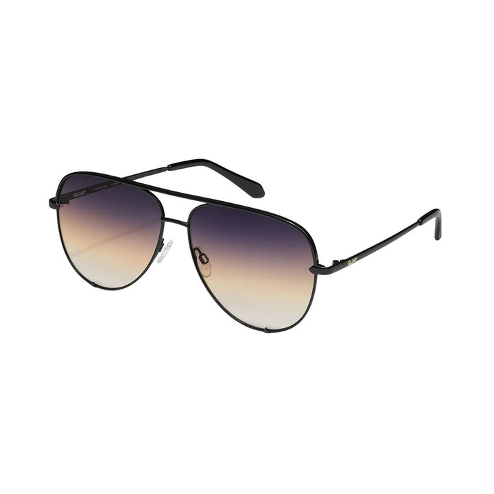 Quay Australia Unisex High Key Wire Frame Aviator Sunglasses