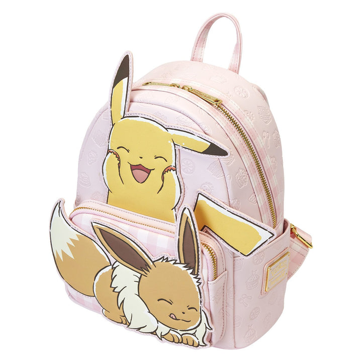 Loungefly Pokemon Café Pikachu &amp; Eevee Mini Backpack