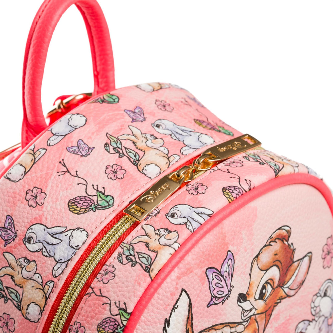 Wondapop Disney Bambi and Thumper 11" Vegan Leather Fashion Mini Backpack