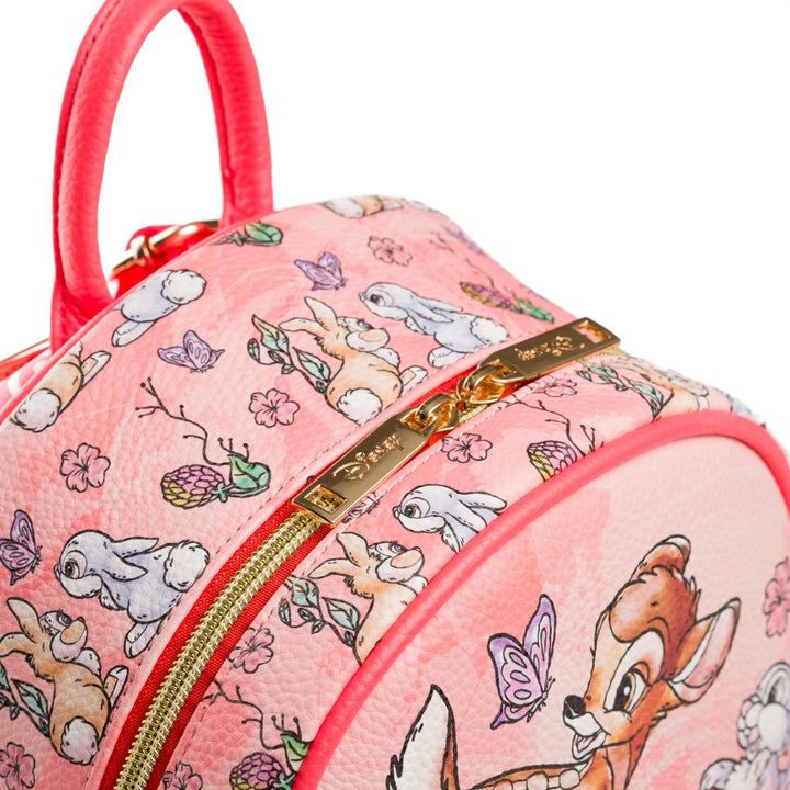 Wondapop Disney Bambi and Thumper 11" Vegan Leather Fashion Mini Backpack