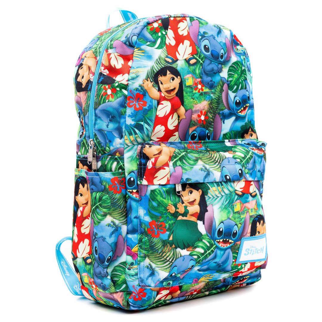 WondaPop Disney Lilo and Stitch 17" Nylon Backpack - Angle