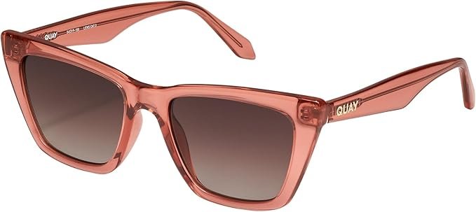 Quay - Womens Sunglasses, Cat Eye Lenses with UV Protection (Call The Shots, Primrose)