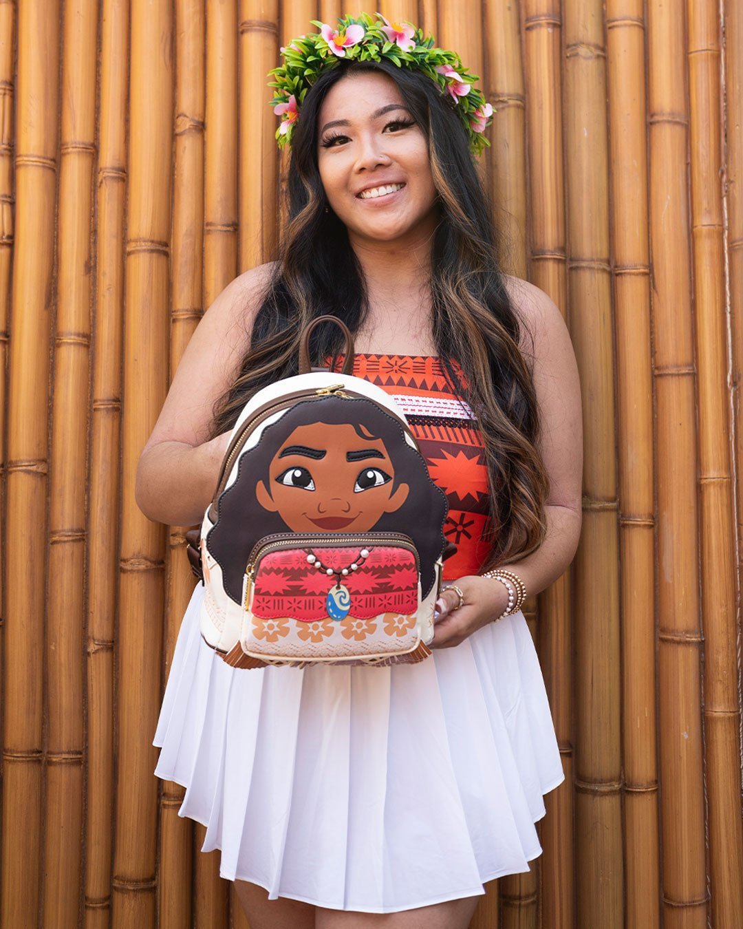Loungefly モアナ ドレス リュックさ Loungefly Disney Moana Princess Scene Series Mini Backpack