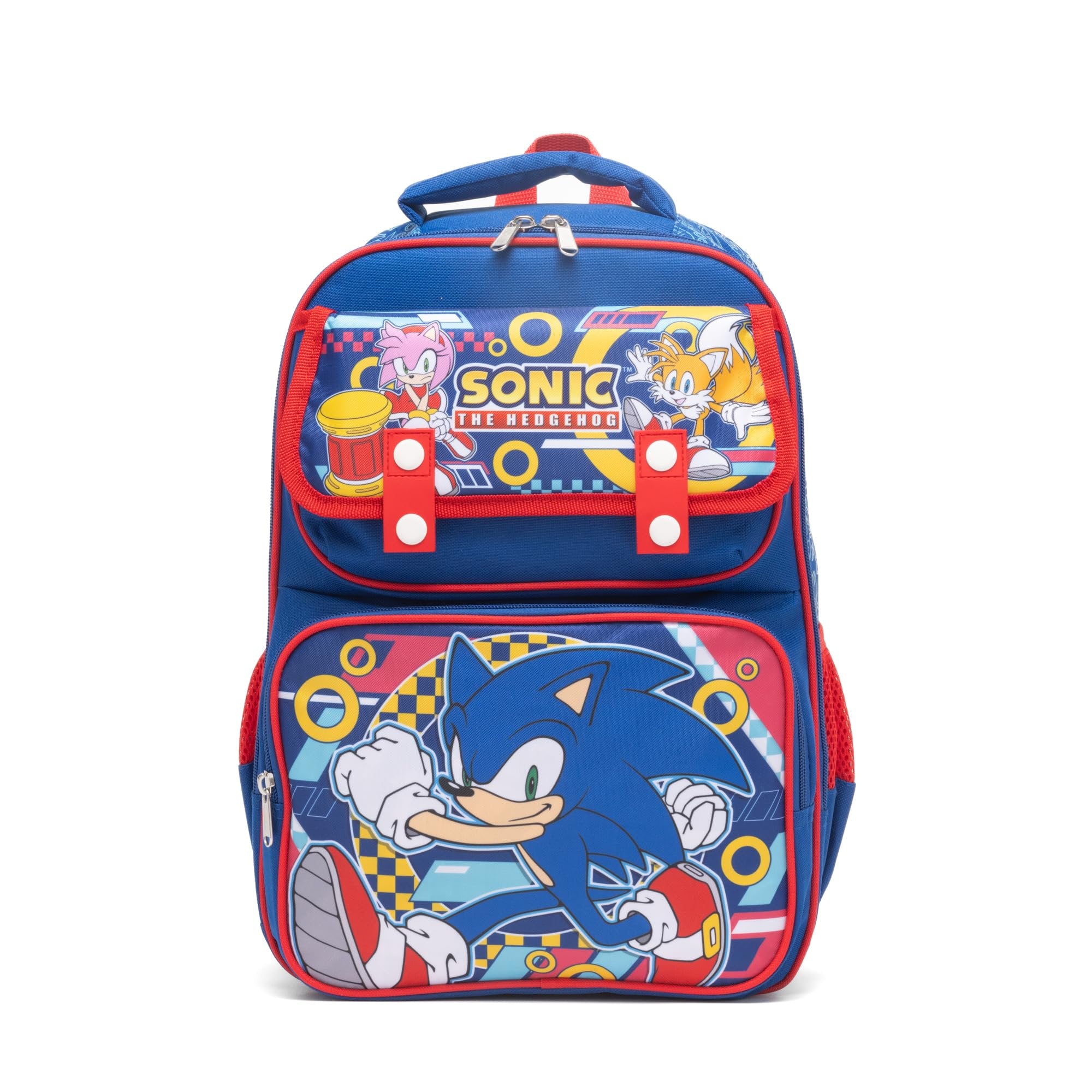 Ruz - Sonic Large School backpack with Padded Back and Adjustable Stra ...