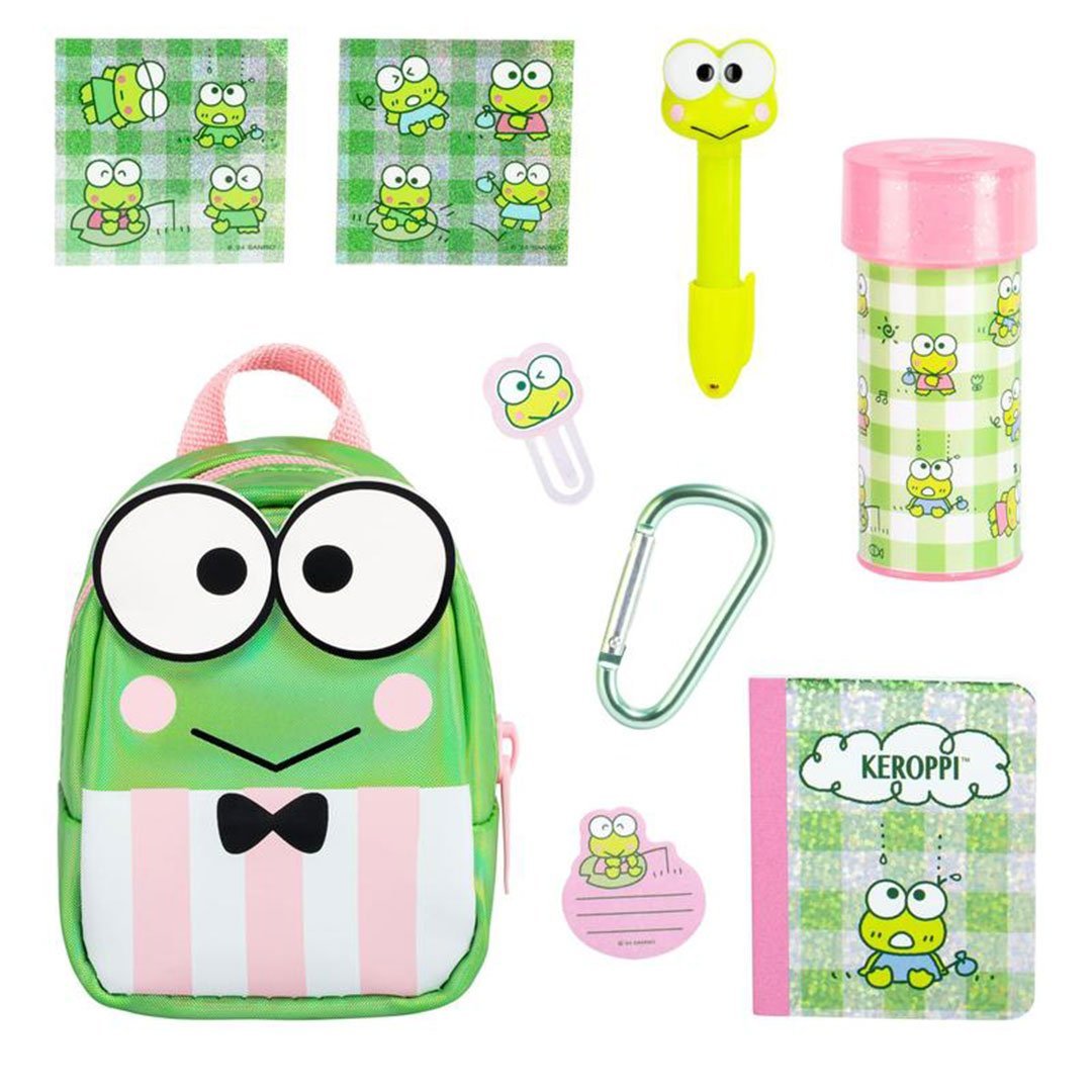 green hello kitty backpack Real Littles Collectible Sanrio Backpack Hello Kitty