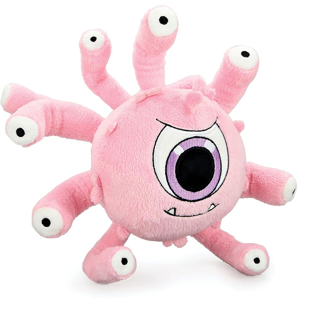 Kidrobot Dungeons & Dragons:  7.5" Beholder Phunny Plush Toy - 3/4 right angle