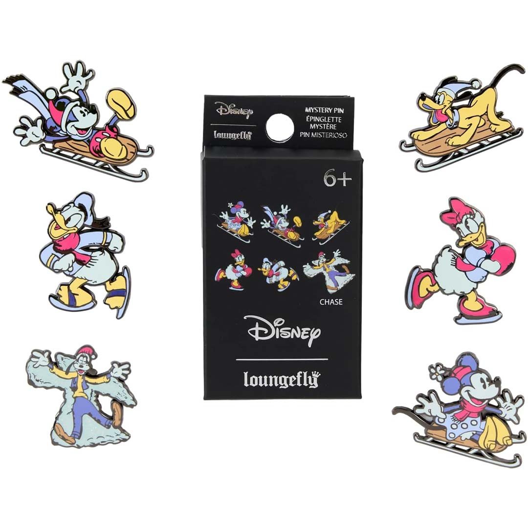 Loungefly Disney Mickey And Friends Winter Wonderland Mystery Box Pin