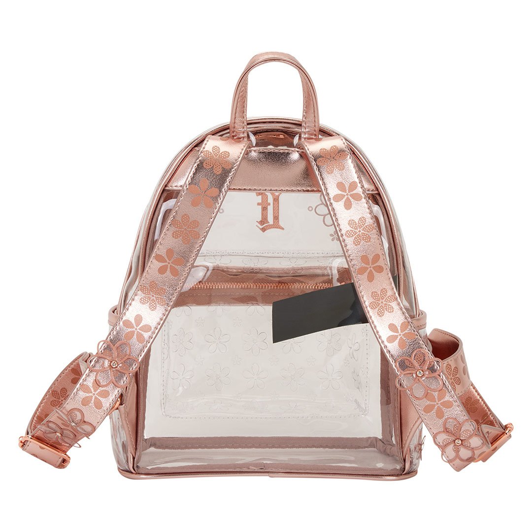 clear mini backpack purse Loungefly Clear Floral Mini Backpack – 707 Street