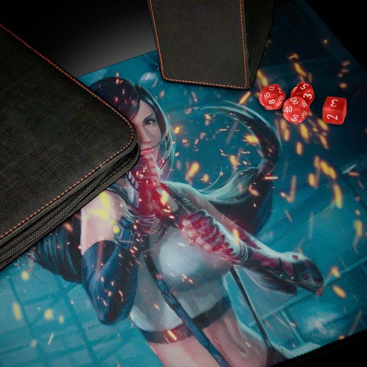 Ultra PRO - Final Fantasy x Universes Beyond Tifa, Martial Artist Playmat for Magic: The Gathering