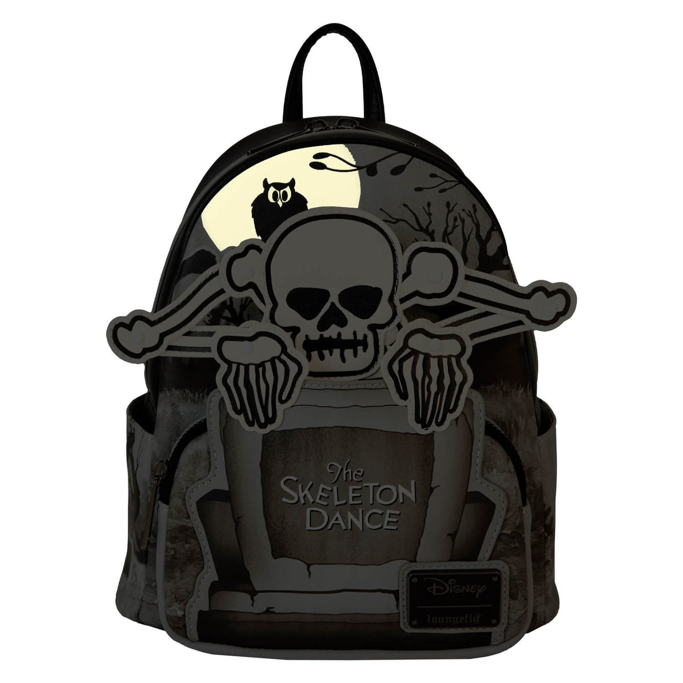 Loungefly Disney Skeleton Dance Mini Backpack - Glow-In-The-Dark Feature