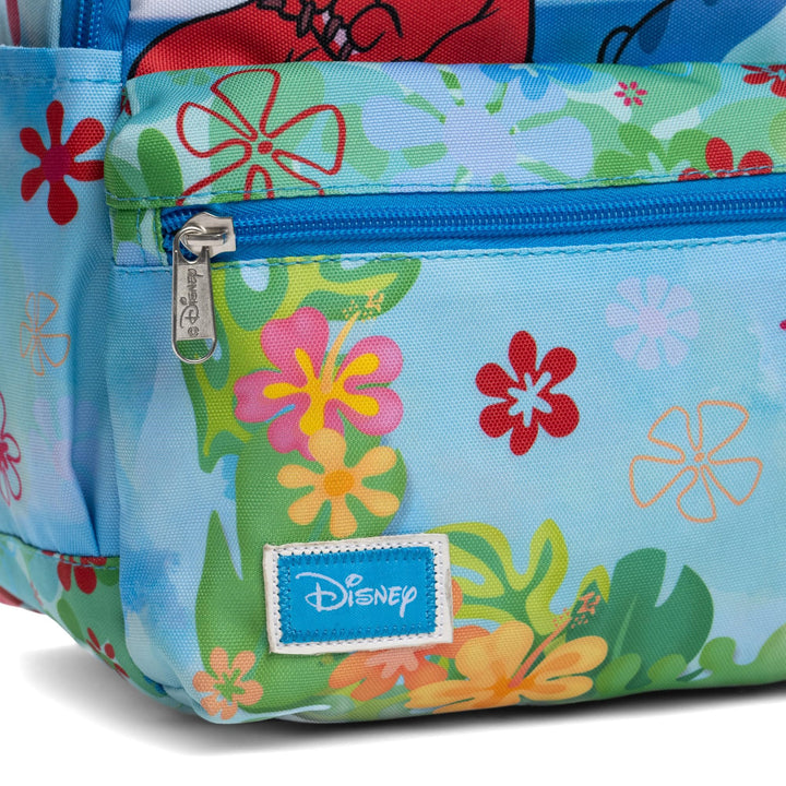 Wondapop Disney Stitch And Leroy 13" Deluxe Nylon Mini Backapck