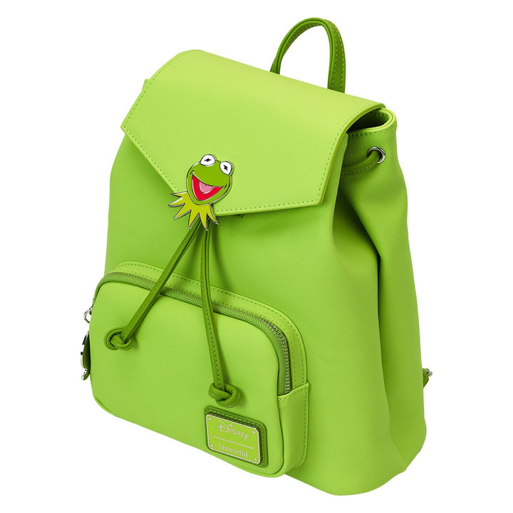 Loungefly Disney The Muppets Kermit The Frog Drawstring Mini Backpack