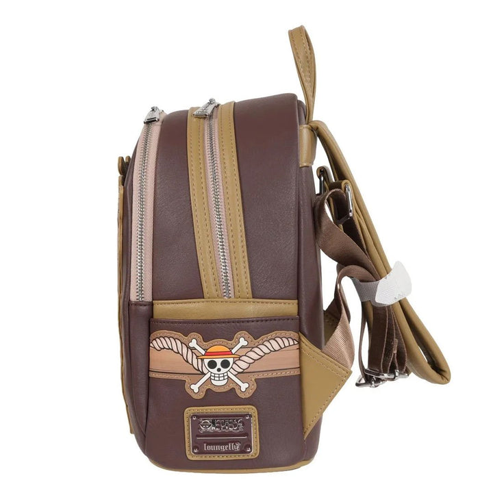 Loungefly One Piece Monkey D. Luffy Wanted Dead or Alive Mini Backpack - Entertainment Earth EX