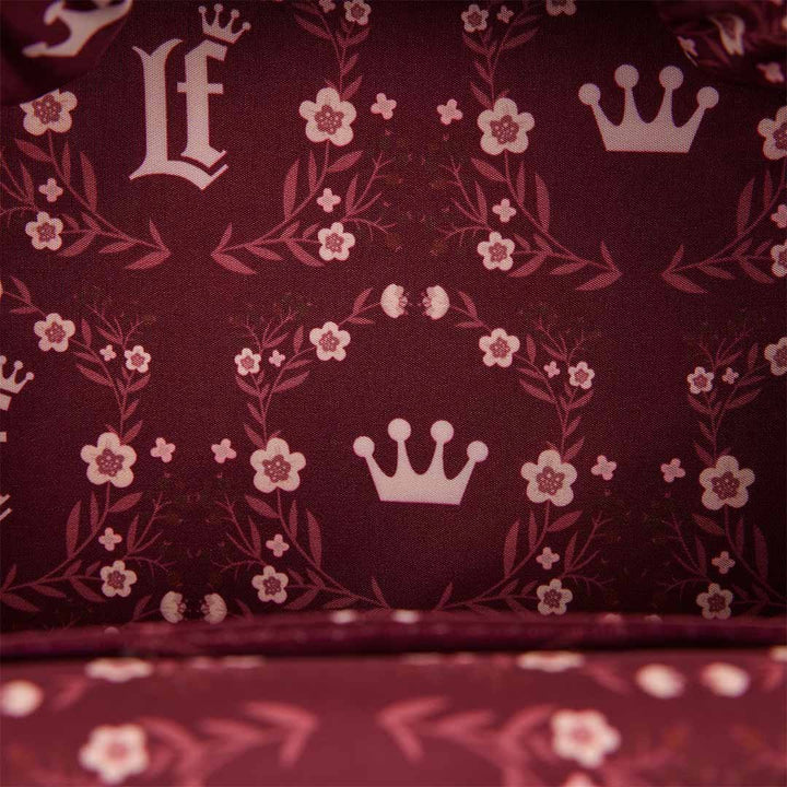 Loungefly Cream &amp; Red Floral Sling Bag