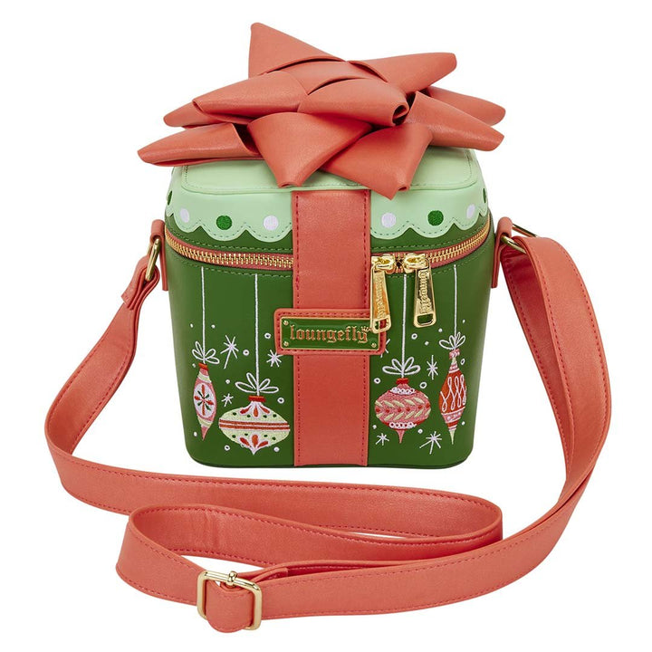 Loungefly Figural Holiday Gift Crossbody Bag