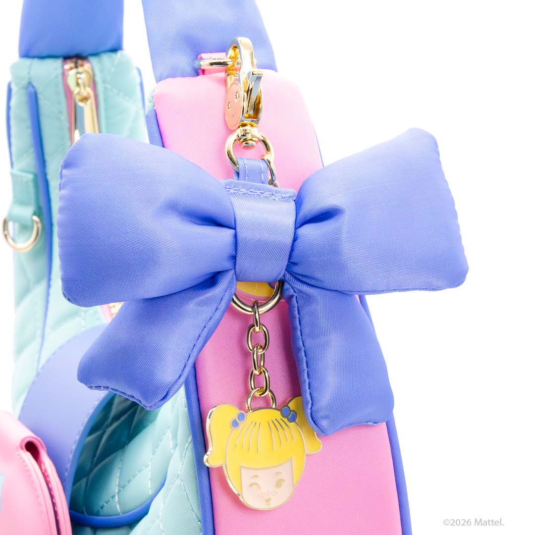 Whatever Makes You Happy Polly Pocket Mystery Box Puffy Bow Bag Charm