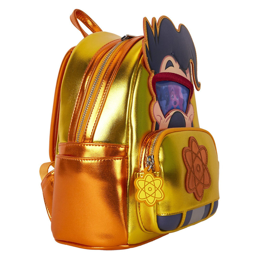 disney goofy movie powerline cosplay mini backpack EXCLUSIVE DROP: Loungefly WonderCon 2023 A Eye To Eye Glow & Powerline Diamond Pop! Bundle (LE 4000) backpack measures approximately 9 Loungefly Disney A Goofy Movie