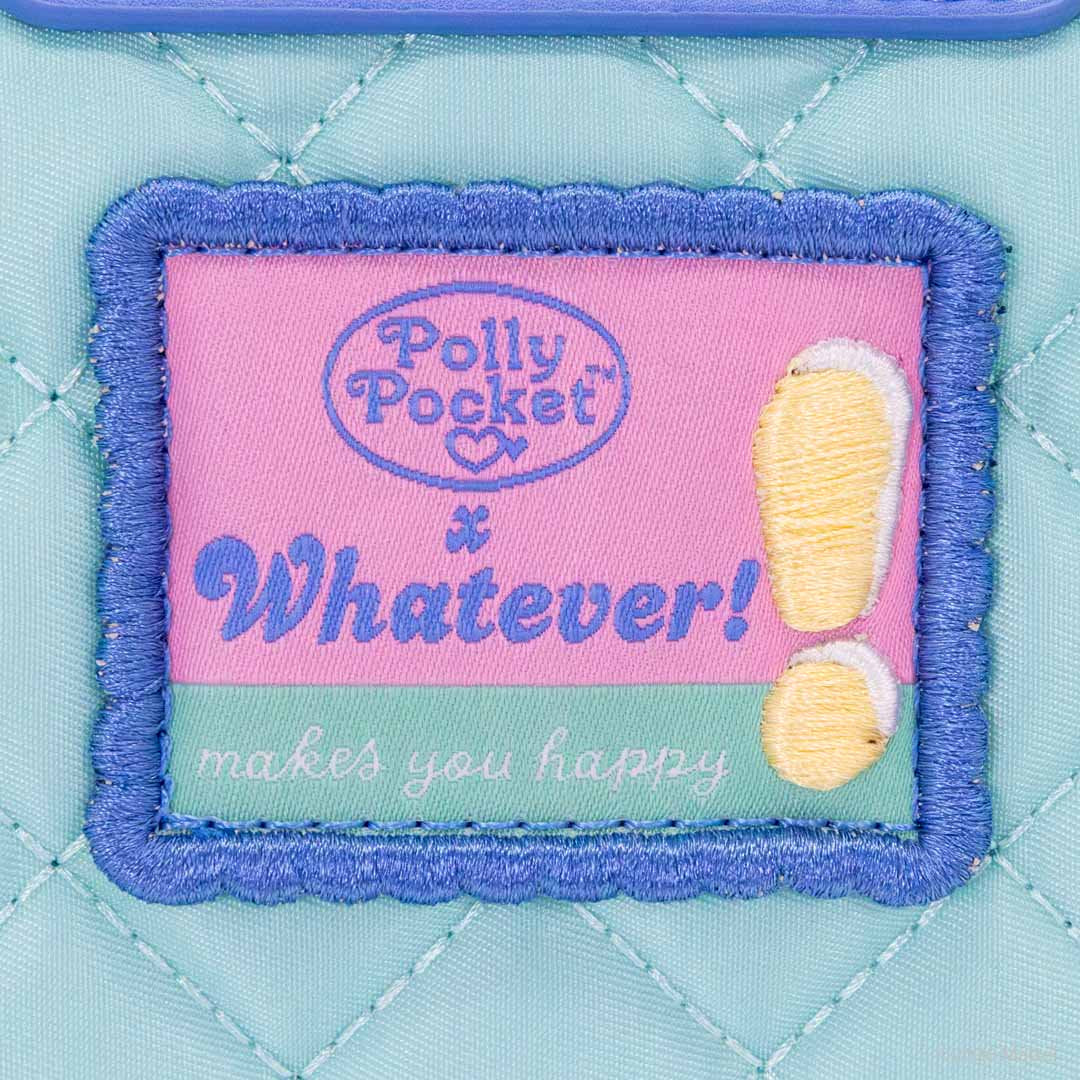 Whatever Makes You Happy Polly Pocket Quilted Compact Crescent Bag