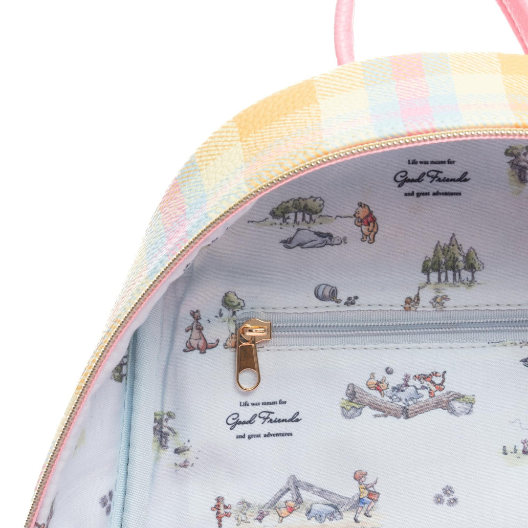 Wondapop Disney Winnie The Pooh Kanga and Roo Picnic 11" Vegan Leather Mini Backpack