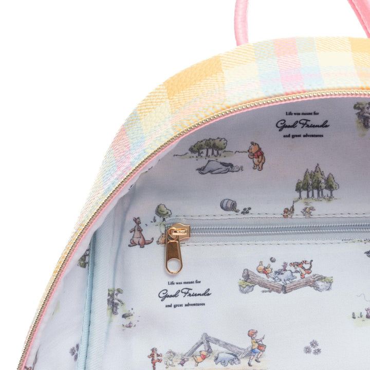 Wondapop Disney Winnie The Pooh Kanga and Roo Picnic 11" Vegan Leather Mini Backpack