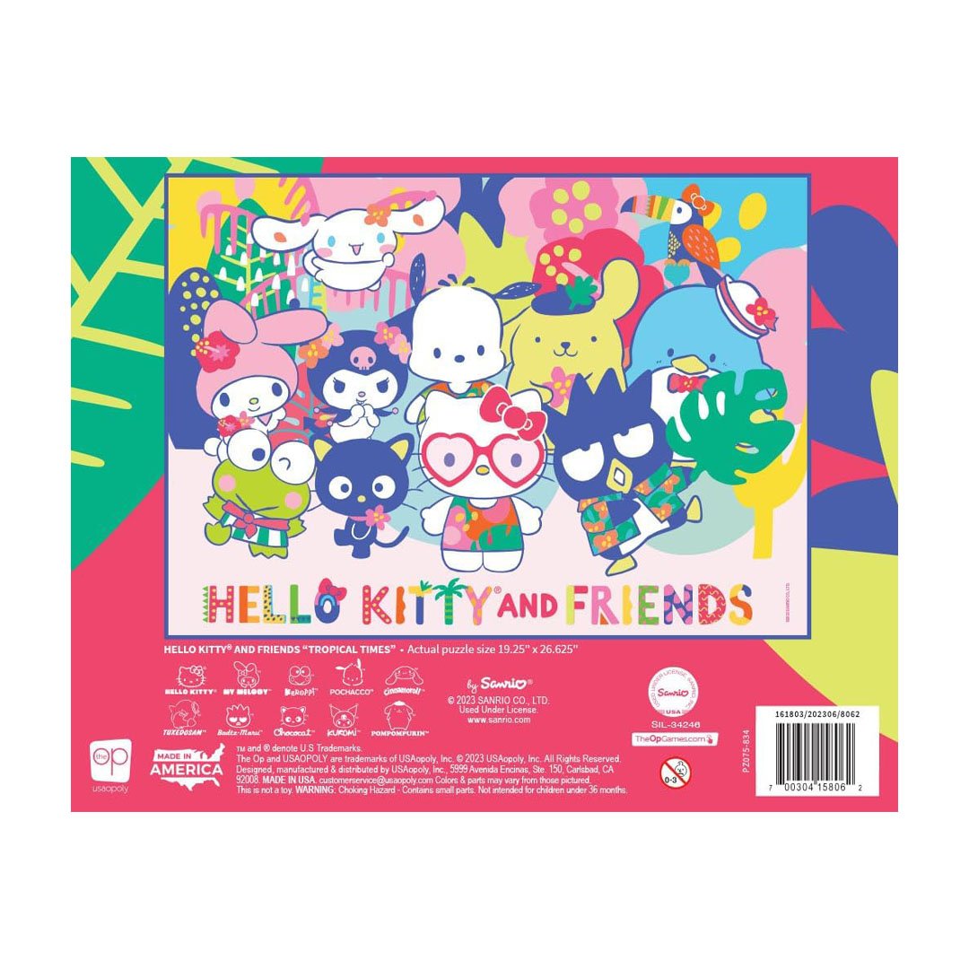 USAopoly Hello Kitty and Friends - Tropical Times 1000 Piece Puzzle 