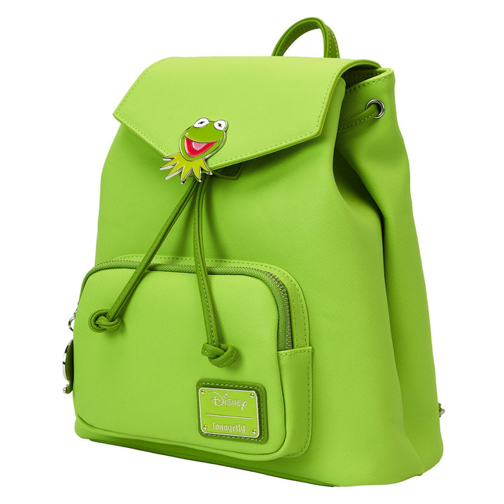 Loungefly Disney The Muppets Kermit The Frog Drawstring Mini Backpack