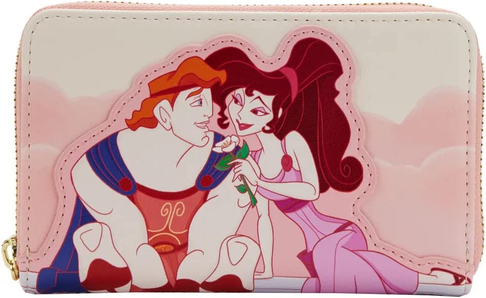 Loungefly Disney Hercules 25th Anniversary Meg &amp; Herc Zip-Around Wallet