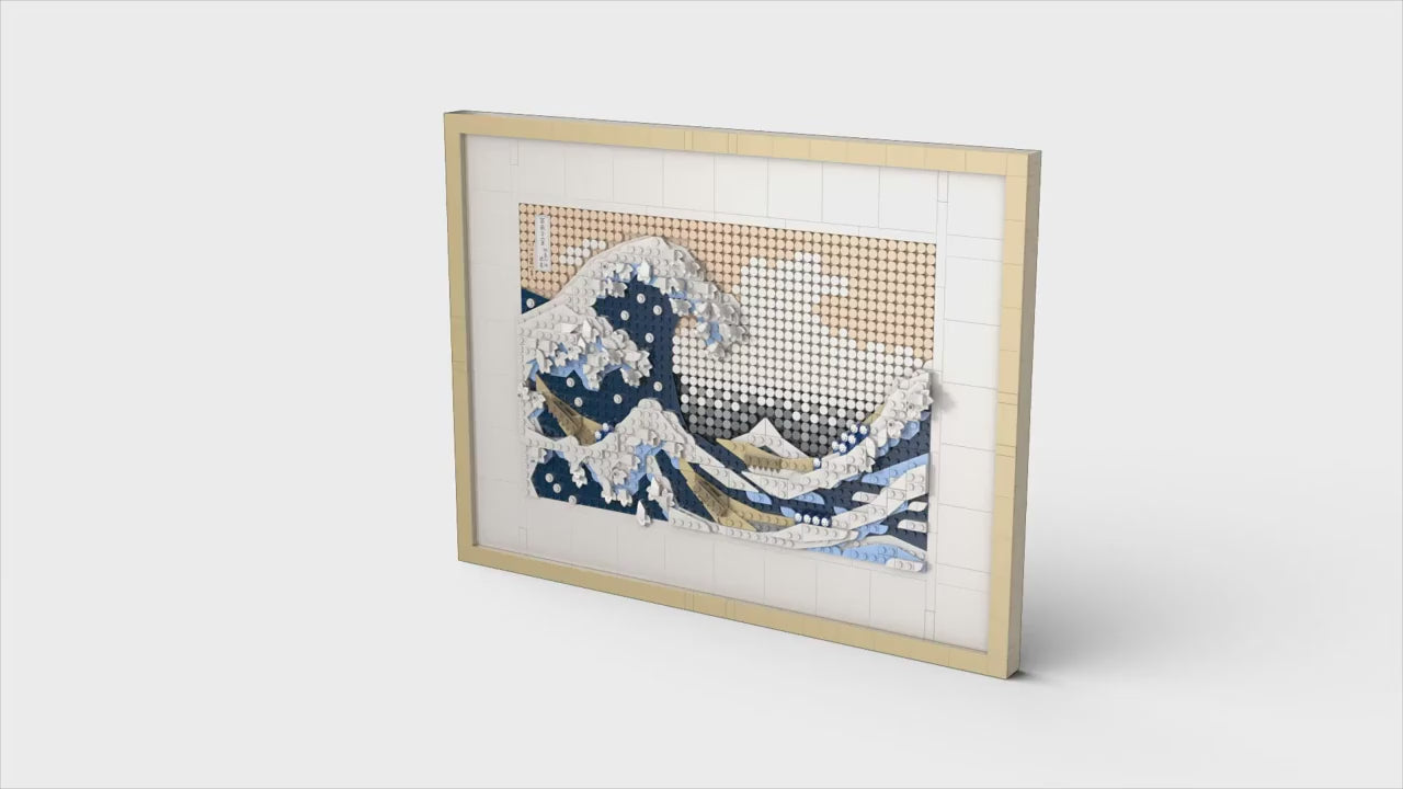 LEGO Hokusai The Great Wave Wall Art Building Set (31208)