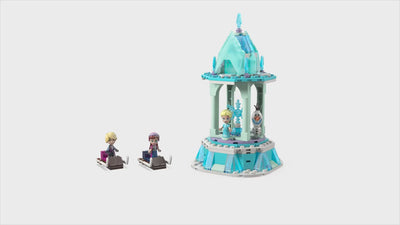 LEGO Disney Frozen Anna and Elsa's Magical Carousel Building Set (43218)